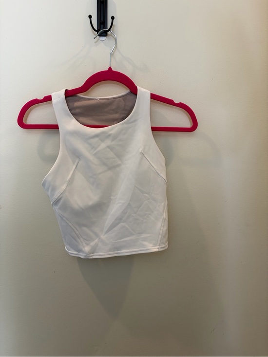lululemon athletica Tops - lululemon athletica White Sleeveless Crop Top